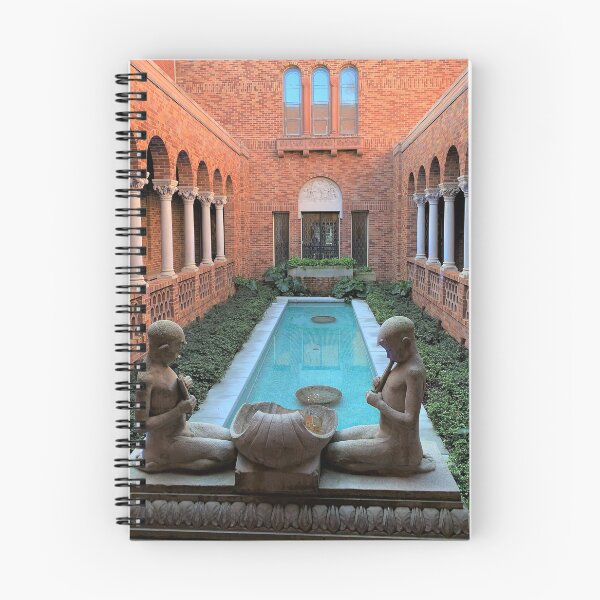 Item preview, University of Oregon JSMA Courtyard Satyrs designed and sold by RedJayTreasures.