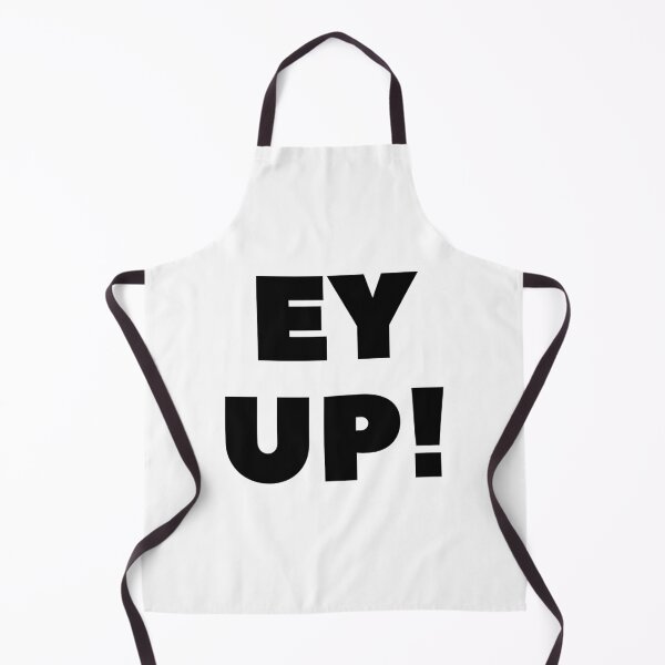 Item preview, Ey Up! design black designed and sold by ImpPrintsArt.