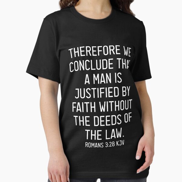 Item preview, Romans 3:28 KJV designed and sold by Logosdesignshop.
