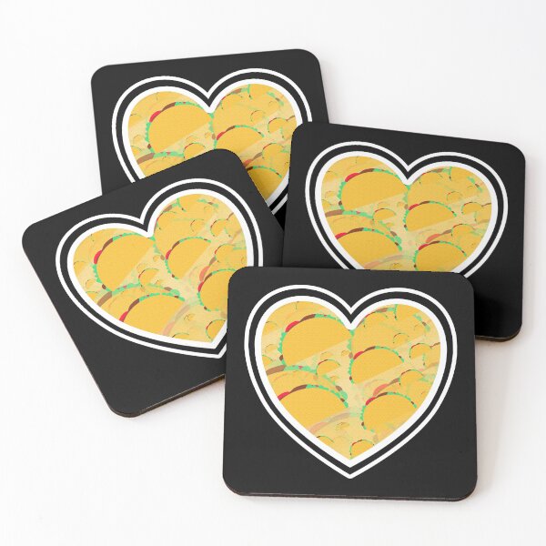Item preview, Heart Symbol of Delicious Taco Pattern designed and sold by dylanxh.