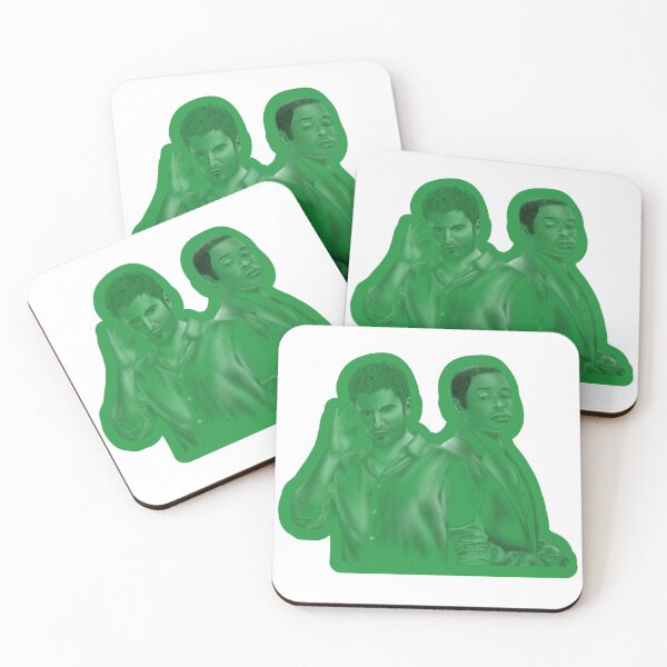 Item preview, Shawn and Gus Sketch on Green designed and sold by artsyANTcreatns.