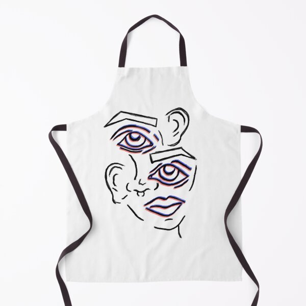 Item preview, Glitchy Face Line Drawing designed and sold by Ashleylcoop.