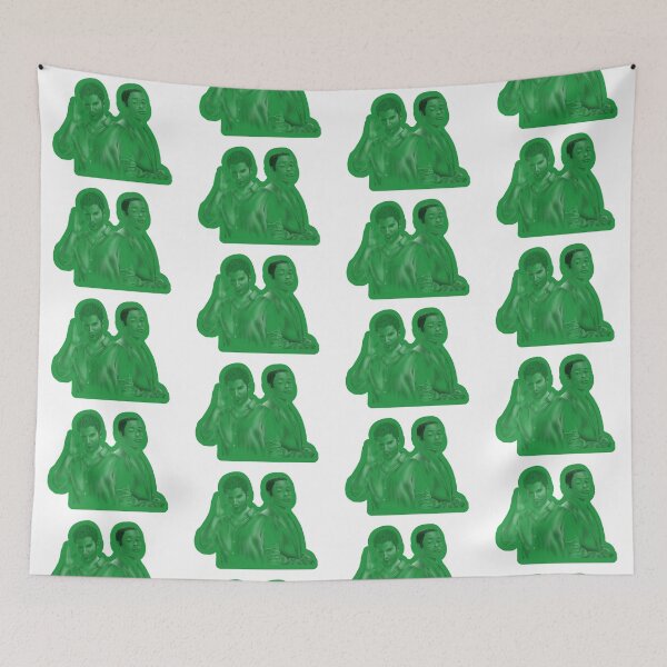 Item preview, Shawn and Gus Sketch on Green designed and sold by artsyANTcreatns.