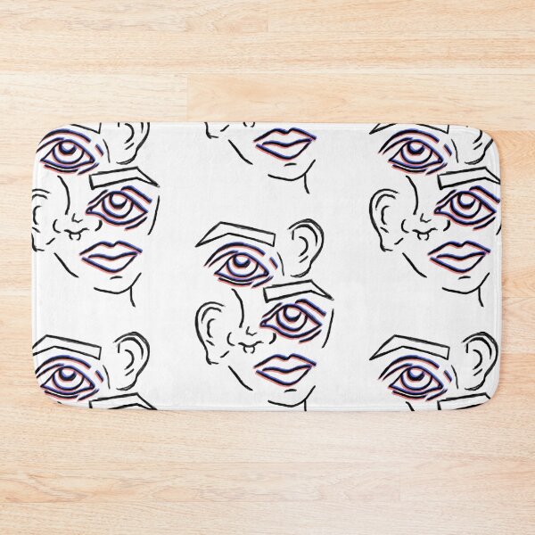 Item preview, Glitchy Face Line Drawing  designed and sold by Ashleylcoop.