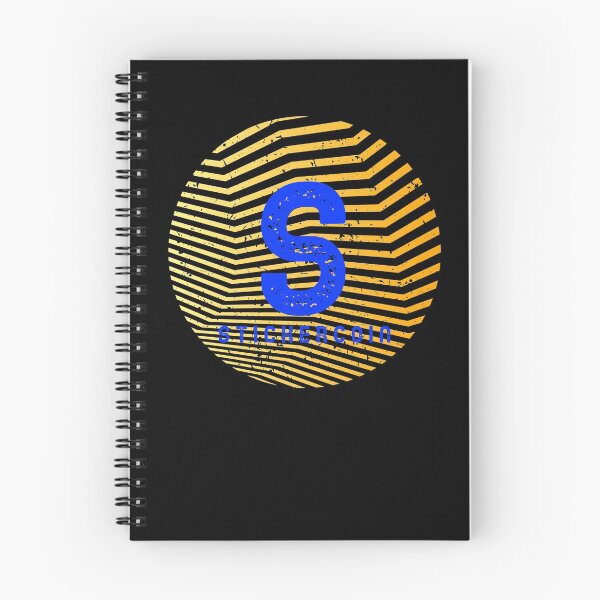 Item preview, Stickercoin (Blue S) designed and sold by artfulnotebook.