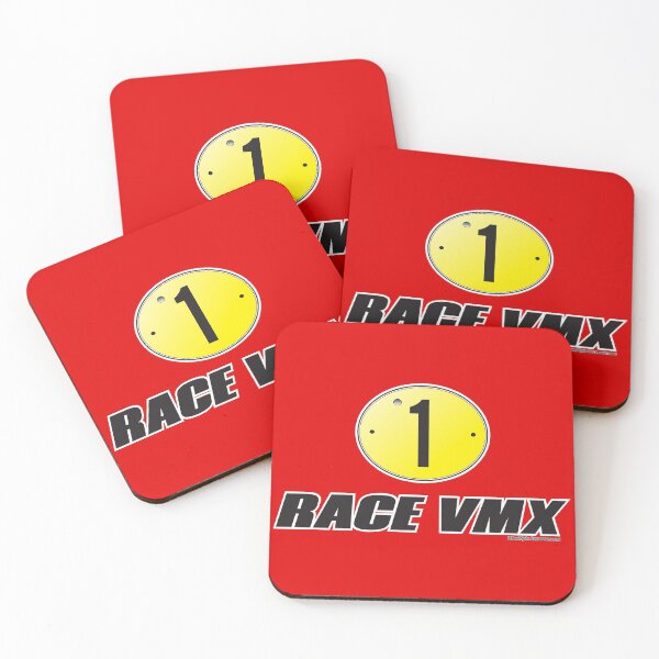 Item preview, Race VMX - 70's 500cc Champion's Plate (Red) designed and sold by racerspitstop.