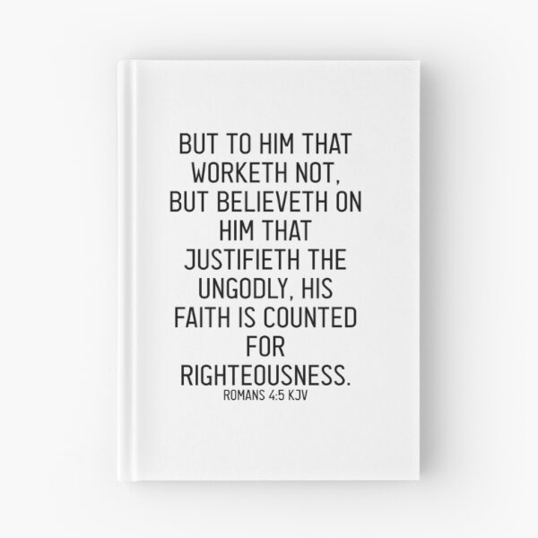 Item preview, Romans 4:5 KJV designed and sold by Logosdesignshop.