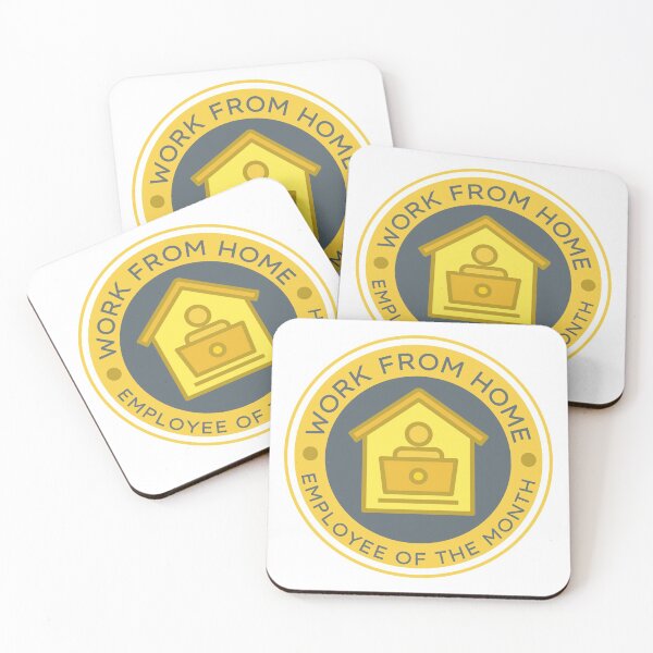 Item preview, Work from Home Employee of the Month designed and sold by Littlebop.