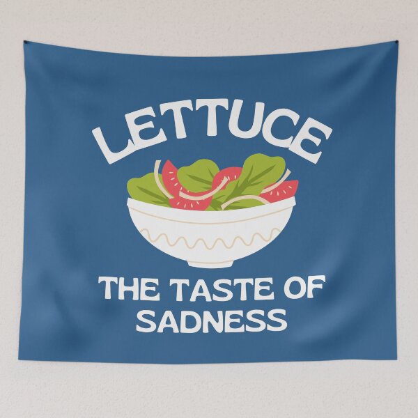 Item preview, Lettuce The Taste Of Sadness designed and sold by KarolinaPaz.