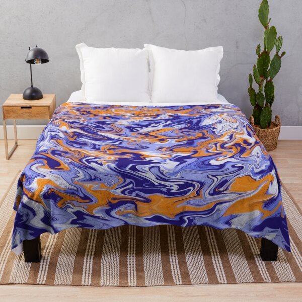 Item preview, Purple and Orange Dream Vibes Swirl Liquid Abstract Art designed and sold by yourguyjohn.