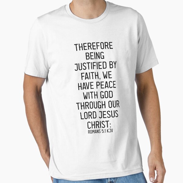 Item preview, Romans 5:1 KJV designed and sold by Logosdesignshop.
