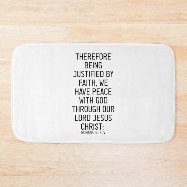 Item preview, Romans 5:1 KJV designed and sold by Logosdesignshop.