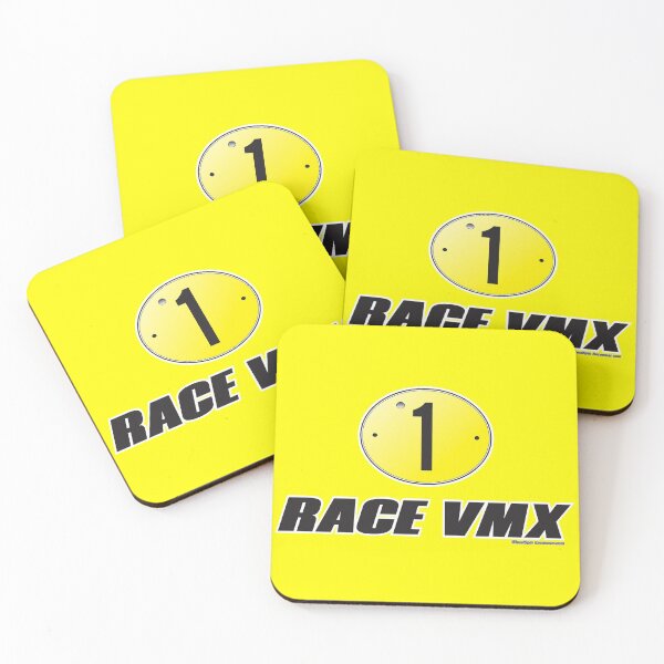Item preview, Race VMX - 70's 500cc Champion's Plate (Yellow) designed and sold by racerspitstop.