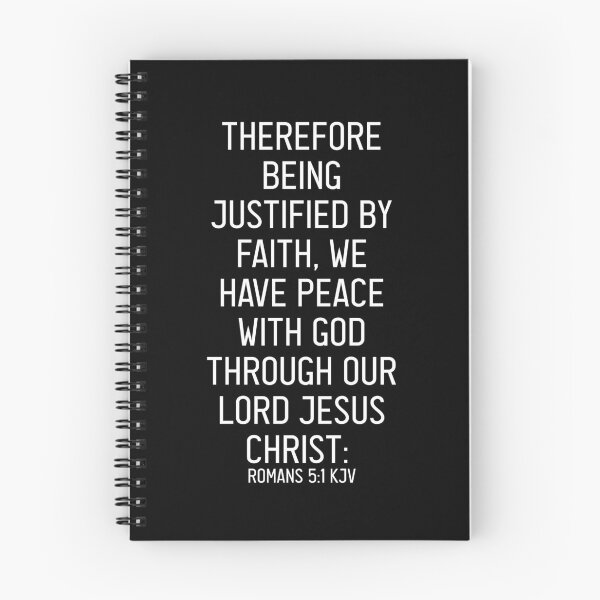 Item preview, Romans 5:1 KJV designed and sold by Logosdesignshop.