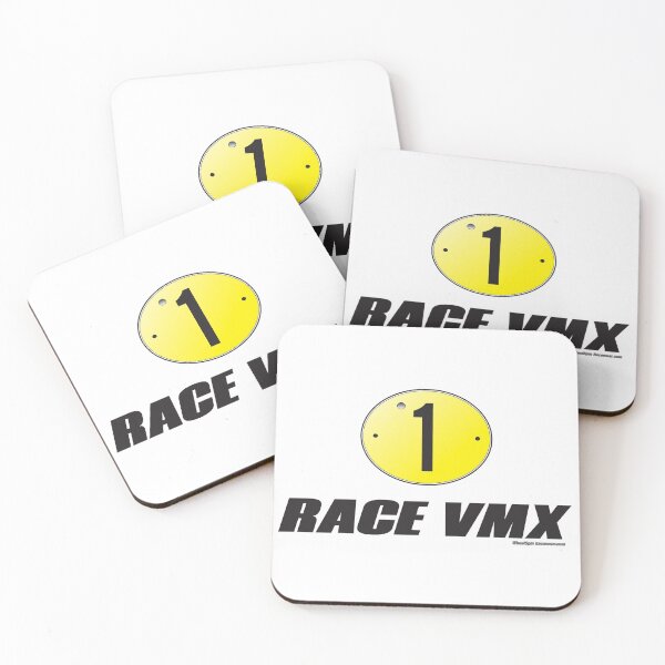 Item preview, Race VMX - 70's 500cc Champion's Plate (White) designed and sold by racerspitstop.