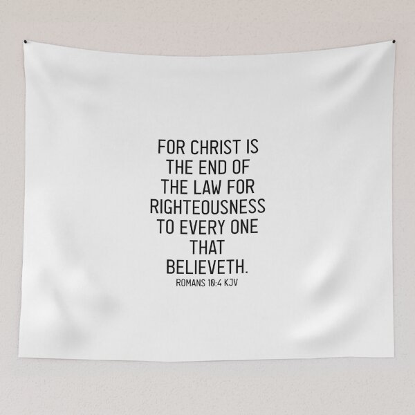 Item preview, Romans 10:4 KJV designed and sold by Logosdesignshop.