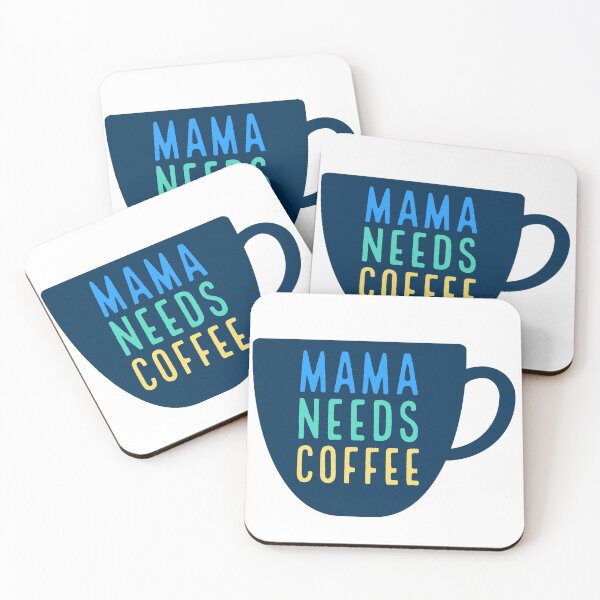 Artikelvorschau, Mama braucht mehr Kaffeeaufkleber, kann nicht anfangen, bis ich eine Tasse getrunken habe entworfen und verkauft von CreativeEmily.