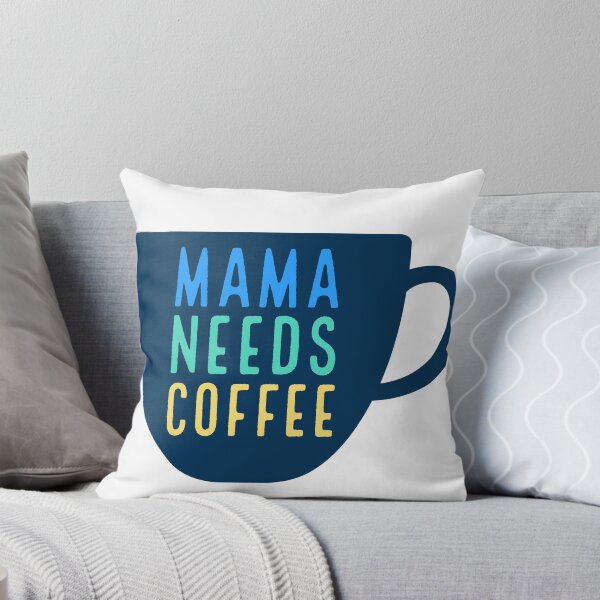 Aperçu de l'œuvre Maman a besoin de plus d'autocollant de café, je ne peux pas commencer avant d'avoir pris une tasse créée et vendue par CreativeEmily.