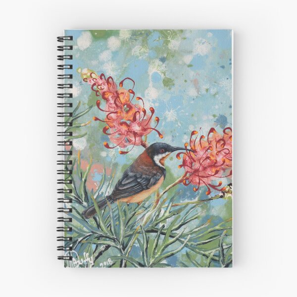 Item preview, Spinebilleas (Eastern Spinebills in Grevillea) designed and sold by KADuffy.