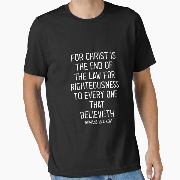 Item preview, Romans 10:4 KJV designed and sold by Logosdesignshop.