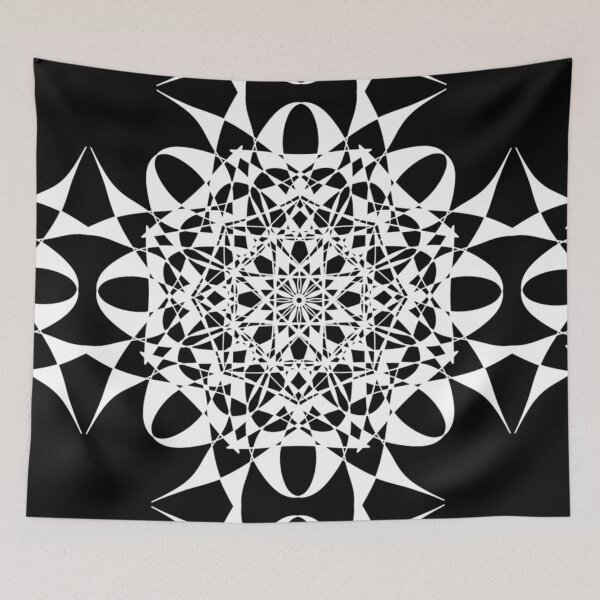 Item preview, Pointed Busy Checker Mandi White designed and sold by patternedprints.
