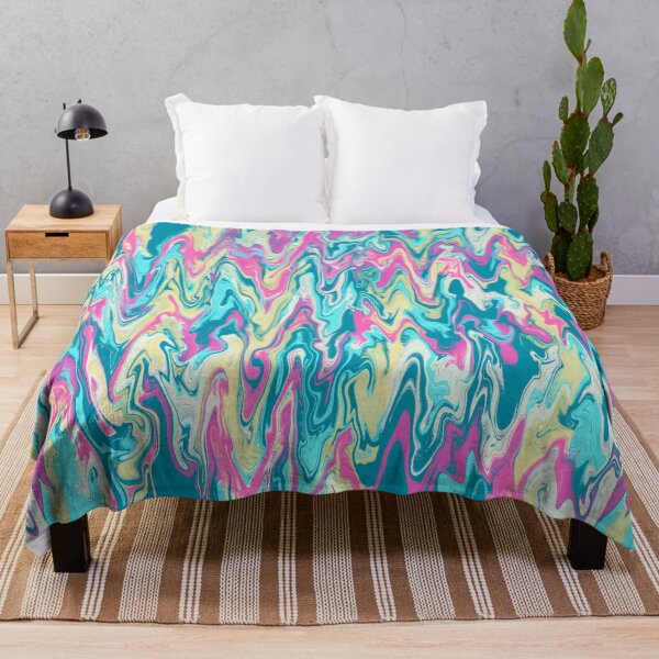 Item preview, Bright Neon Pastels Dream Vibes Swirl Liquid Abstract Art designed and sold by yourguyjohn.