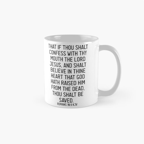 Item preview, Romans 10:9 KJV designed and sold by Logosdesignshop.