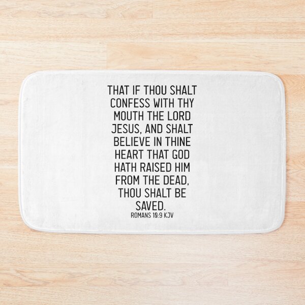 Item preview, Romans 10:9 KJV designed and sold by Logosdesignshop.