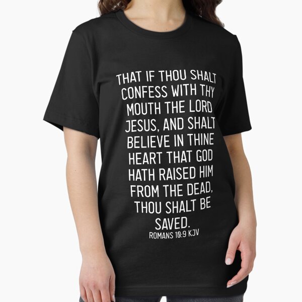 Item preview, Romans 10:9 KJV designed and sold by Logosdesignshop.