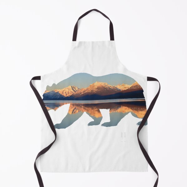 Item preview, Montana Bear with Glacier National Park Lake Image Souvenir designed and sold by XuXue.