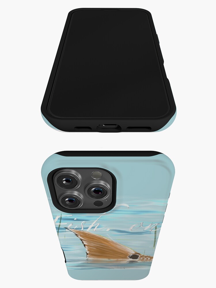 Redfish in blue water iPhone Case