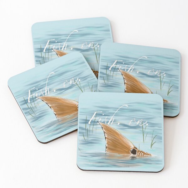 Item preview, Redfish in blue water designed and sold by N2THEBLUE.