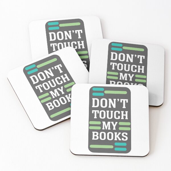 Item preview, Dont Touch My Book Modern Sticker | Book | Books designed and sold by graphic-genie.