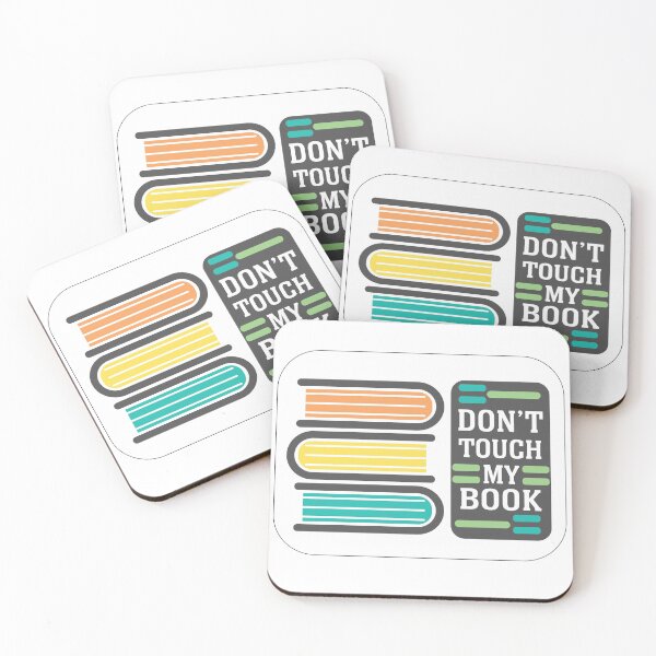 Item preview, Dont Touch My Book Modern Sticker | Book | Books | Book day, Literacy Day designed and sold by graphic-genie.