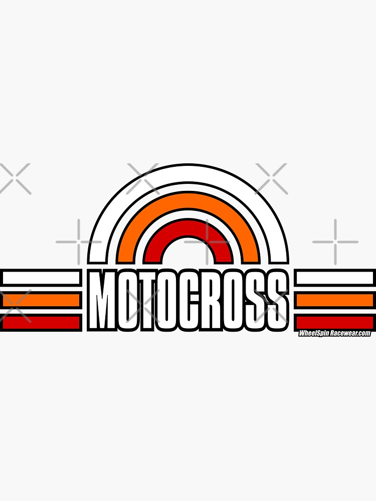 MOTOCROSS SUNSET Graphic (Black Backgrd) by racerspitstop