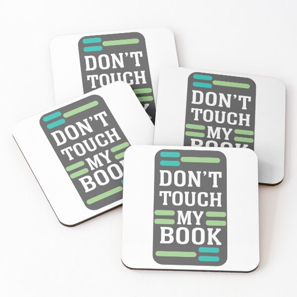 Item preview, Dont Touch My Book Modern Sticker | Book | Books | Book day, Literacy Day designed and sold by graphic-genie.