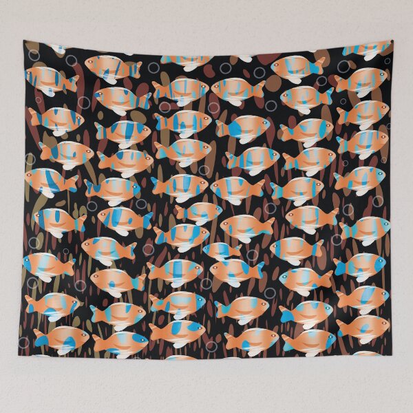 Item preview, Funny Fish Pattern Design I designed and sold by blueocan.