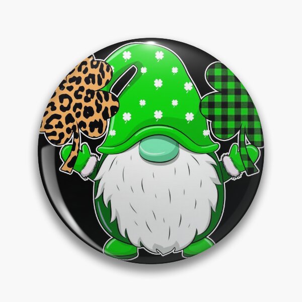 Item preview, Green Irish Gnomes Shamrock Clover  designed and sold by Realme9876.