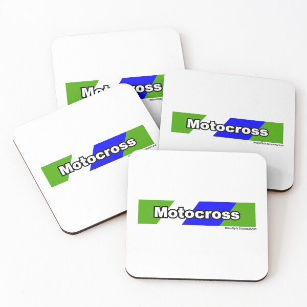 Item preview, MOTOCROSS GREEN MULTI STRIPES Graphic (White Background) designed and sold by racerspitstop.