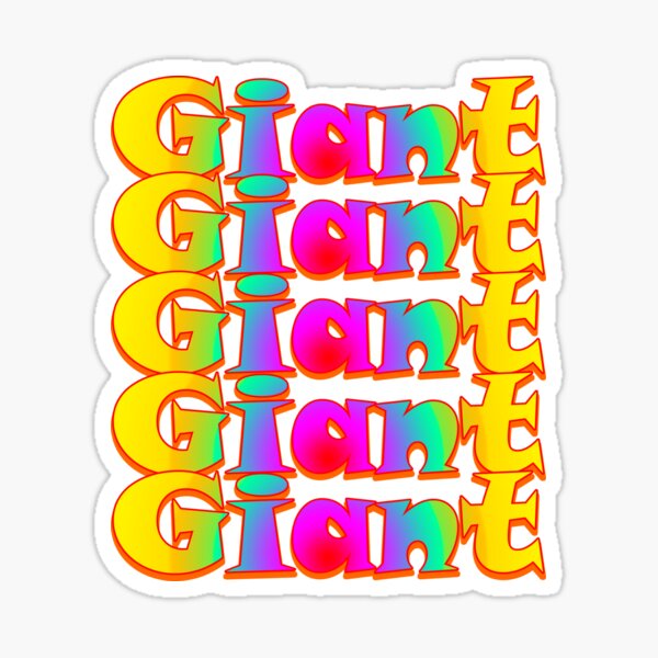 World of Giants Sticker