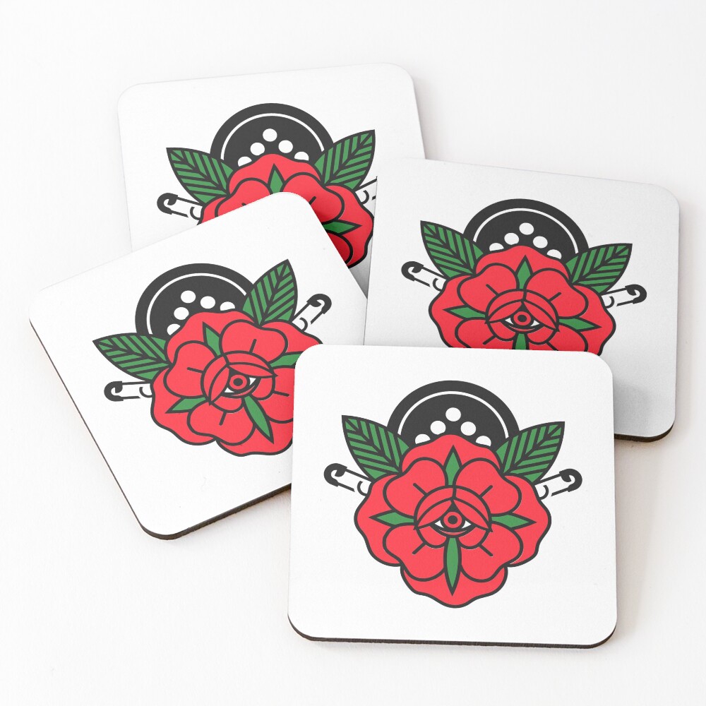 Item preview, Coasters (Set of 4) designed and sold by RedsStickerShop.