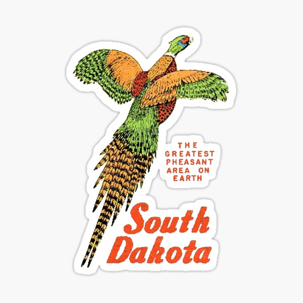 Item preview, Vintage Americana South Dakota Pheasant designed and sold by NationalVintage.