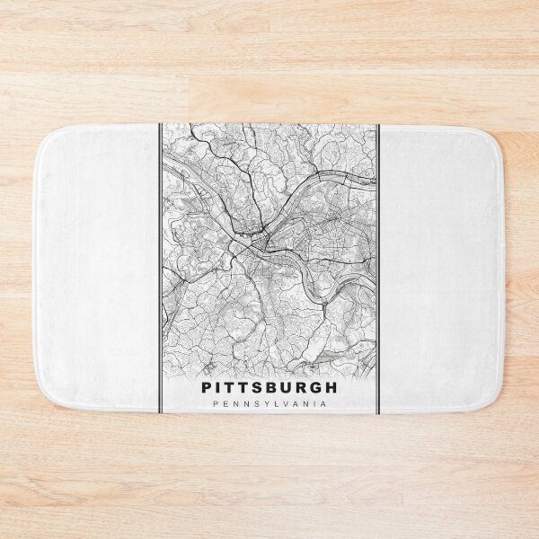 Item preview, Pittsburgh Map designed and sold by Tamas Das.