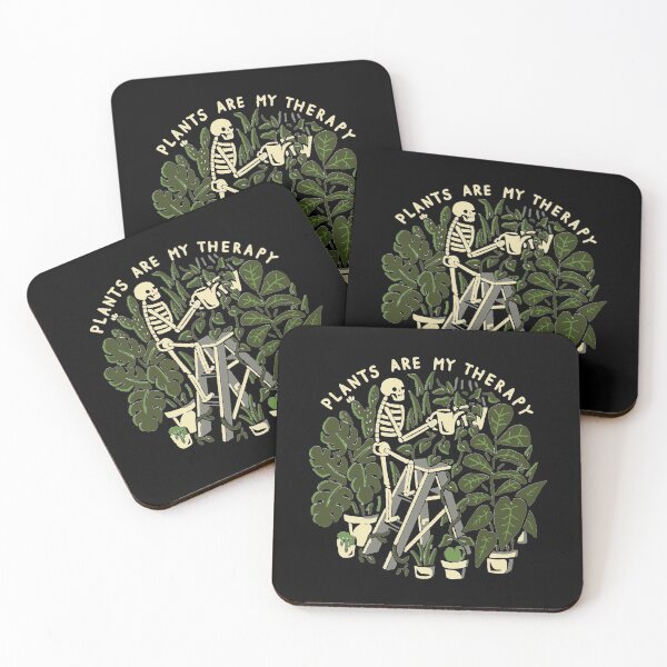 Item preview, Plants are my therapy skeleton designed and sold by AngelJames.