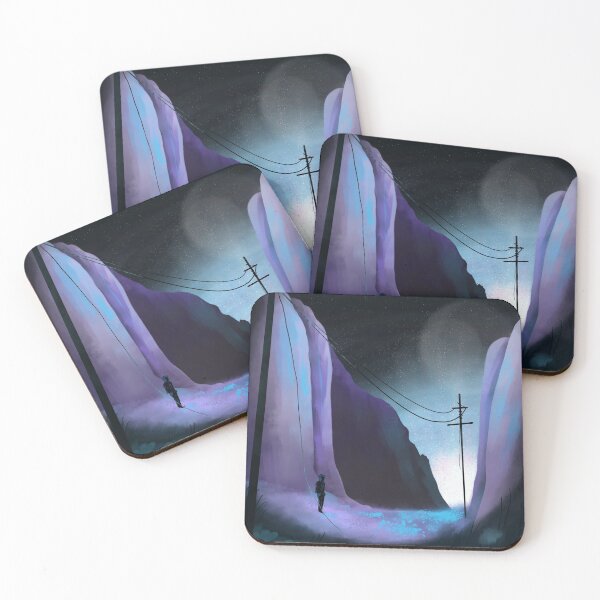 Item preview, landscape mountains night stars  designed and sold by The-overthinker.