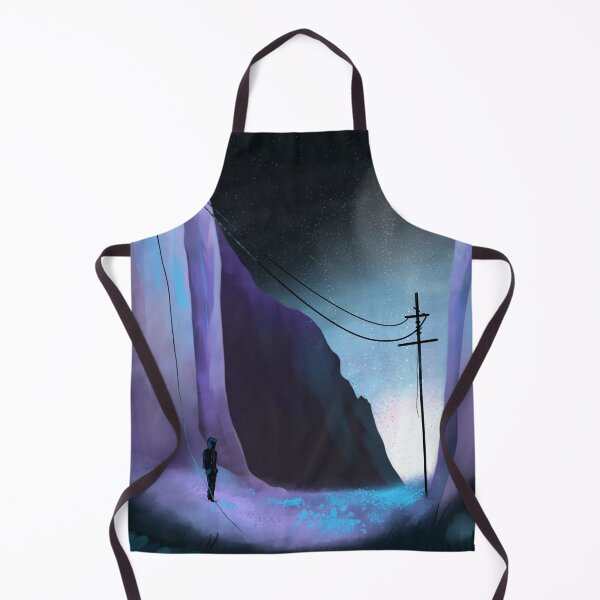 Item preview, landscape mountains night stars designed and sold by The-overthinker.