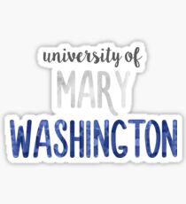 University of Mary Washington Sticker