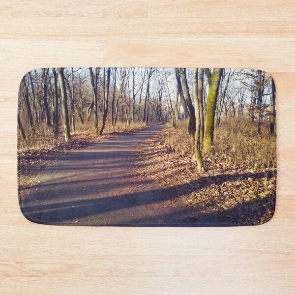 Item preview, Stripped winter park on a bright cloudless winter day, natural background  designed and sold by helenkaiy.