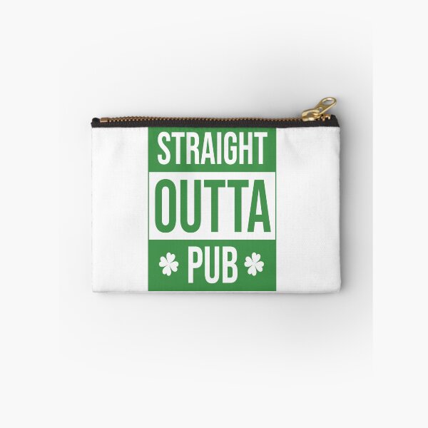 Item preview, Happy saint patrick Straight outta pub for men for women designed and sold by TheFlipRepublic.