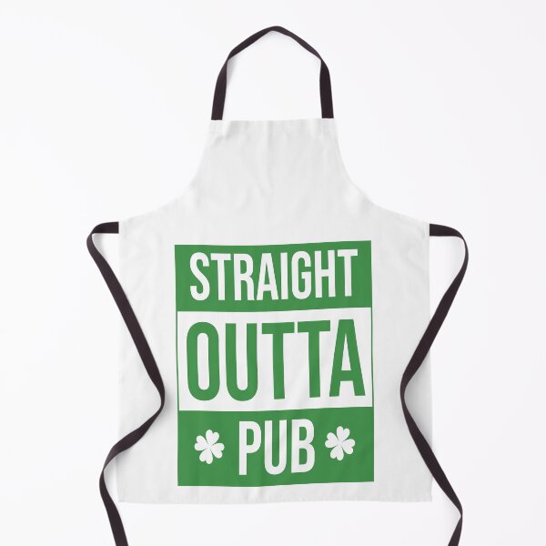 Item preview, Happy saint patrick Straight outta pub for men for women designed and sold by TheFlipRepublic.